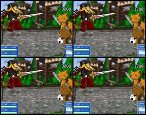Rebuild hero's lives! New evil figures attack again. Your mission is to fight your way through dozens of enemies using different kind of an attack to save the world. Use mouse to select commands. Kill all enemies.