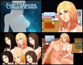 Full game name is: Four Unknown Cosmos Kisses. You take the role of the 19 year old girl who lives in the small village. Space traveling become possible and that changed entire society. All those discoveries went further and now you can join space simulation program as well. You live with Jesse. You'll fuck with him time by time.
