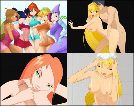 This is a Winx Club parody game that features all your favourite characters from the franchise including Bloom, Musa, Aisha, Flora, Stella, and others. In this uncensored title, you are tasked with navigating your way through the map and finding available actions in different locations. This is your chance to explore Magix City and even interact with sexy babes like Stormy, Darcy, and Icy. Keep in mind that you will need to earn money to buy things and have all sorts of fun with all these girls. If you’re up to the task, play the game and dive into the world of fairies for what is sure to be a magical experience.