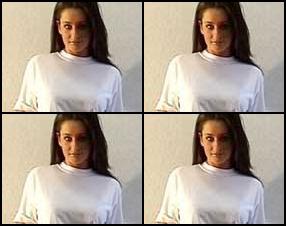 Very sexy brunette wants to show you her breasts. All that she is wearing now is white T-shirt and there is nothing underneath it. Are you ready for this? Then use your mouse cursor to lift her T-shirt up and to be really surprised.