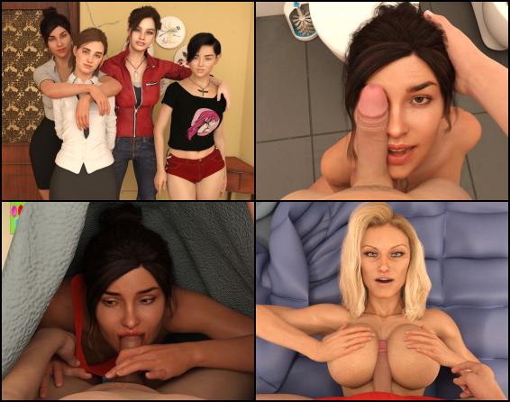 This is a continuation of the story of a purposeful guy. The main character is completely immersed in communicating with girls and spends all his time with them. In parallel, he develops a love relationship with his mother. It's hard for him to sort out his life, so you have to help guide the guy in the right direction. The game has transsexual content that you can remove if you wish at the beginning of the game.