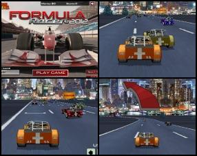 Updated version of Formula Racer. Race through 12 different tracks. Travel around the world to compete with other racers. Use your arrow keys to control your formula car.