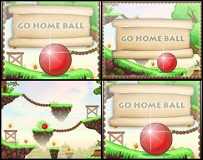 The Ball is lost in the forest and wants to Get Home. Help the Ball go through loads of levels. Use different tools such as the stick, the spring and the hand. Collect all stars. Use mouse to place object. A and D to rotate the cursor. Use W and S to change the tool. Press Space to start the level and R to restart level.