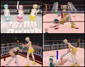In this 3D fighting adult wrestling game you'll be able to beat the shit out of your opponents. There are different modes how you can play so pick the one that fits you best. Train your girls, customize them, find out all combos and many more. Recommended browser for this game is Chrome. All controls will be presented during the game.