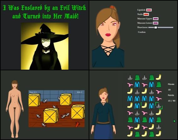 Play as a proud and arrogant aristocrat whose world shatters after offending a powerful witch. As punishment, she casts a spell that transforms you into a woman and makes you her personal servant. Stripped of your old status, you're forced to navigate a magical world filled with mischief, humiliation, and unexpected twists. Under the rule of the very same witch who cursed you, every choice you make shapes your journey of transformation, subjugation, and surprising desires. Will you resist or embrace your new role? Your fate lies in the hands of magic, and the whims of a sexy mistress you once defied.