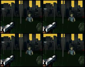 Shoot the zombies in this first person shooter as you move forward and use different weapons. Game controls: W, A, S, D - Move. Mouse - Aim / Shoot. R - Reload. 1-4 - Weapon Selection. 5 - Map Navigation. 6 - Night Vision.