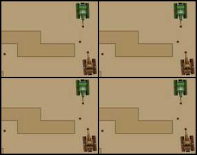Let’s play micro tanks game! Use arrow keys to control your tank, get closer to your enemy and start shooting him. By the way, it is not necessary to come too close to the enemy, because you can shoot the bullets at the walls near to his tank.