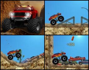 You're a driver of the monster truck and your aim is to destroy as much objects as possible to earn more points in all 24 levels. Select your car and start the destruction. Use Arrow keys to control your truck. Press Space to jump.