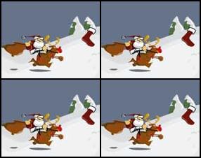 Movaman состязается с Санта Клаусом - нужно ловить предметы, падающие сверху, и избегать снежков и прочего мусора. Санта Клаус ловит подарки и прочие атрибуты Нового Года, а Movaman - офисную технику. Перемещение стрелками на клавиатуре, можно использовать нитро (пробел), снежки со знаками вопроса дают некоторые бонусы.