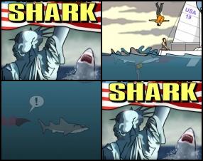 First you turned Miami into total chaos, then Sydney, now it is time to do the same in New York. Play as a mad shark, eat fish, octopus, jump high into the sky to take down planes, boats and many more. Use Arrows to move. Press A or Shift to bite.
