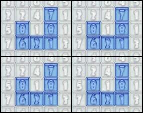 The aim of the game is to clear the playfield making a necessary sum of numbers on neighboring tiles. You cannot match the tiles diagonally. If the sum is correct, the color of tiles will change. Change all the colored tiles to white to pass the level.