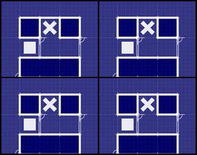 Simply move the square to the X moving through lots of doors along the way. To Move the Square use the Arrow Keys, The R Key Resets the puzzle, The Q Key Changes Quality, The S Key Toggles Sound