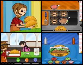 I know that you all love this game. It's a new version of well known Papa's Pizzeria game. Your task is still the same - take orders, grill the meat and build taco for your customers. As the game progresses you will unlock many new features. Use Mouse to play this game.