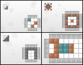 A good slider type puzzle game with a task to match the puzzle with the solution image. Objects can be moved by row or column depending which arrow you click. The game saves your data automatically so you can continue later.