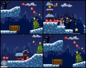 Your task is to guide all Christmas decorations to the Christmas tree. Just click on the gift boxes to open decorations and they will follow your mouse cursor. Avoid various obstacles on your way.