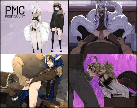 Welcome to the world of lustful monster girls! You will play as a young recruit in the famous private military company "Manticore," where you’ll find out that your new furry partners have far from professional intentions. They are seductive, cute, enticing, and incredibly fun! Live your first weeks in the team, trying to satisfy the whims of two adorable bosses and their equally demanding colleagues. Witness passionate encounters between the staff and do everything you can to ensure the company runs like clockwork. Soon, you will become the main stress reliever for these dangerous women! Are you ready to dive into this crazy adventure? Then go ahead, these beauties are already waiting for you!
