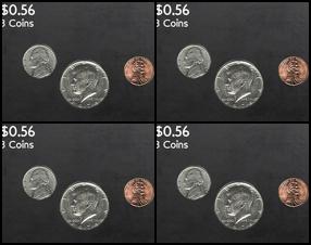 Pievieno monētas, lai iegūtu vajadzīgo summu, kura redzama ekrānā. Centies izdomāt, kuras monētas lietot un pievienot, tādēļ ka katrā mīklā cipars jāizveido no noteikta skaita monētu. Izrisini vismaz 8 mīklas, pirms iztek laiks. Izmanto peli lai staipītu monētas iekšā un ārā no galda.