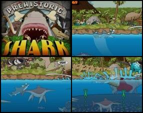 Turn the prehistoric world into total chaos. Control your hungry shark and eat other animals, sink boats and many more. Use your arrow keys to control the shark. Press A to attack.