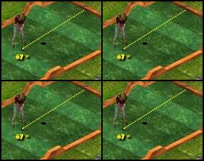 Трёхмерный мини-гольф с множеством различных полей для игры. Сначала ставите мячик на удобное вам место, затем кликом выбираете силу и угол вашего удара. Чем быстрее вы пройдете уровень, тем лучше для вас.