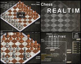 This Chess game is an online version. No more waiting while your opponent makes his turn. Just move your pieces in real time as quick as possible to beat his king and win the game. You can move any piece at any time. Play the game locally against your friend on one computer or join lobby and play with somebody around the world. Use Mouse to make the moves.