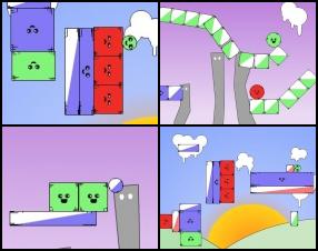 Red Remover is back with new player made levels. Your aim is to keep the green faces on the playground and removing all the red ones. Use all you can gravity, logic and other physics. Use mouse to click on the shapes to remove them.