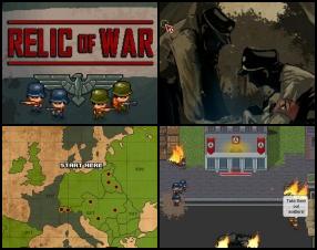 In this World War 2 game you can select your side and win the war. Do not forget to upgrade your army and defence as you conquer Europe and eliminate your enemy. Use your mouse to control this game.