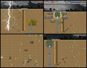 In this game the time has come when robots fight instead of humans. Your mission is to save the human race. Build factories and energy plants to create your robot army. Use mouse to control all aspects in the game. There are many factors that can affect your powers, for example, watch the weather forecast - factories that use smoke will work slower in the rain.