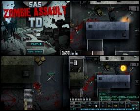 Usually in SAS Zombie games you had to run around and shoot the zombies. This time everything changed. You have to place defence towers and do not let zombies to pass your territory. Earn money for each kill, buy new towers and upgrade existing ones. Use your mouse to control this game.