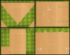 Your task is to cut cardboard and make different geometrical shapes. In each level you have limiter number of cuts. Think widely and use your moves with reason. Hold your mouse button pressed to slice the board. When slicing through points press right mouse button to change direction of the line.