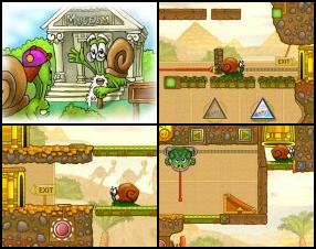Snail Bob was visiting his grand father and they together tested his time machine. Now Bob have to solve various puzzles in Egypt in order to return back home. Use your mouse to click on different type of buttons, tools and other stuff to activate certain things and help Bob to navigate through the level.