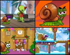 Even Snail Bob had his own Christmas this year. Help him to solve different tasks and let him have a very merry Christmas. Activate various tools, items and mechanisms to pass the level.