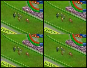 First, you’ll need to pick a horse from the field of six. Study the form. The longer the odds, the harder it will be to win, but the more bonus points you will score. Use the cursor keys to direct your horse round the track – don’t get boxed in – and the SPACEBAR to jump. You have three uses of the whip which is activated by the CTRL key.
