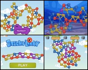 Your aim is to connect coloured links and then remove them in order to collect funny creatures. Click on those chains of blobs with the same colour to remove them. Collect required number of creatures to pass the level.