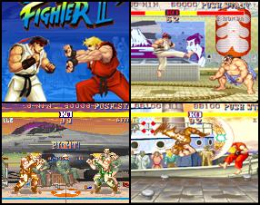 There are 12 characters available in this game: Ryu, Ken, Honda, Chun-li, Blanka, Guile, Zangief, Dhalsim, Balrog, Vega, Sagat and M.Bison. Use arrow keys to move. S, D, F to punch and X, C, V to kick. Or change your controls in options as you like.