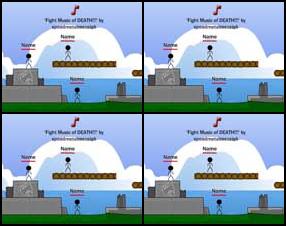 Territory War faces two teams of players against each other in a turn based fashion. Each team has 3 players, you can move them one by one for a certain distance and get closer to your enemies. Then you can use some weapons to injure and destroy your foes. Use arrow keys, mouse and space bar to control the game.