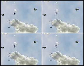 Help the paratrooper to reach his target avoiding the birds. Use left and right arrow keys to move left and right. Try to take bonus to move faster. Let’s Start!