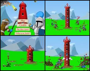 Your task is to destroy all humans by using your destruction spells. Build a tower from your underground fortress to increase your powers and kill enemies. Use mouse to control the game. Use earned money to grow your tower and defend yourself.