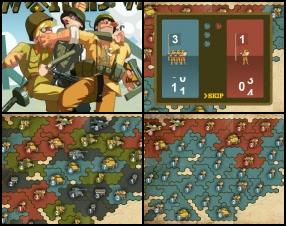 Are you ready to take control over the whole world? Take the world by force! Fight against 1 to 7 opposing armies. Win this war to lead your army to Victory. Use Mouse to control this game. Select your unit and the unit to attack.