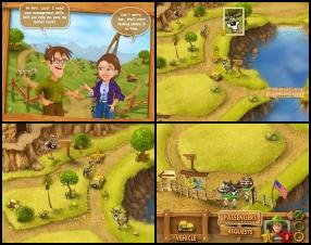 Your task is to help tourists on safari photo hunt. Guide them past crazy monkeys, lazy hippos, aggressive lions and other wildlife animals. As game progresses you can upgrade your parks to provide your visitors with the best wildlife adventure. Use Mouse to plan and perform actions in the game.