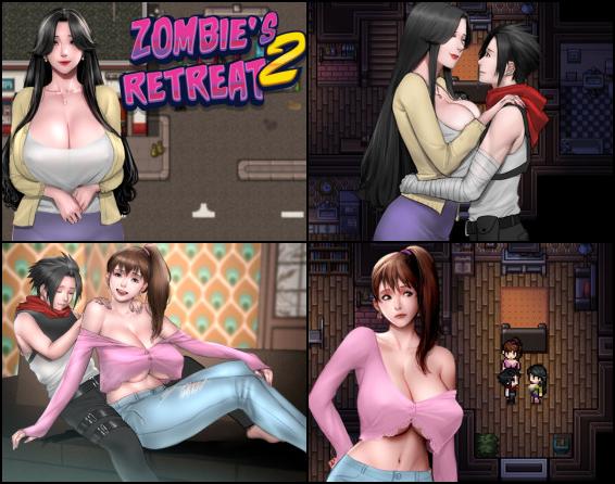 This is part 2 of Zombies Retreat. Just like the previous game, it's situated in Crimson City. You take the role of a hero who together with 2 hot girls try to stop a zombie outbreak. You will need to fight off zombies and prevent further spread of the virus. Ensure you fulfil your task to completion but don't forget to have some fun with the two girls you save. They will be more than willing to worship your cock and thank you for your heroic adventures. Take advantage and fuck them like never before. You have earned it, now enjoy those glorious pussies!