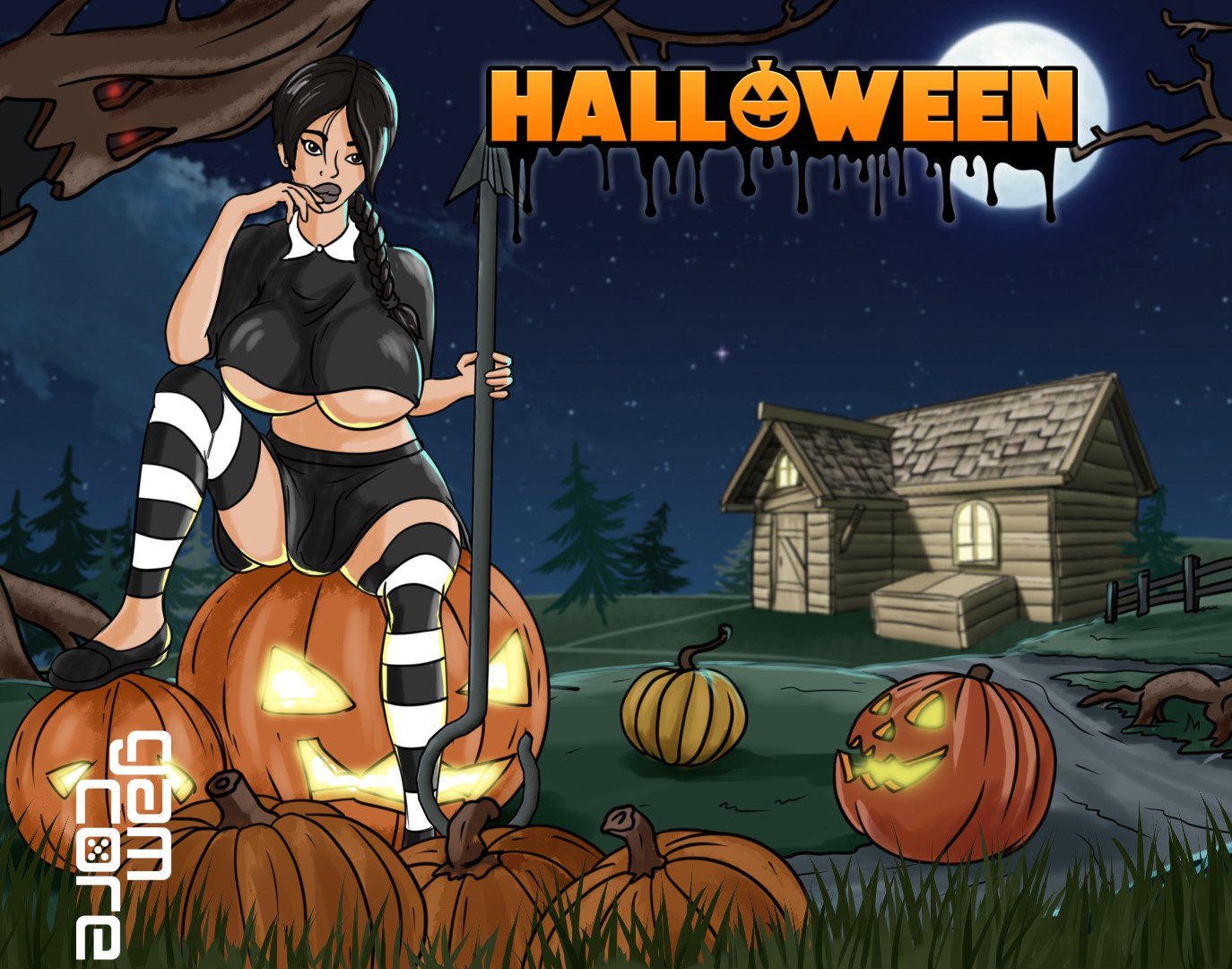 Halloween porn games