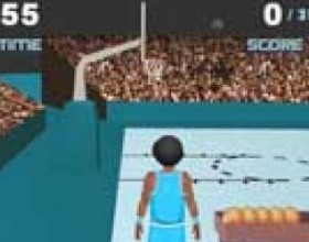 3D net blazer - Try to shoot the ball at the top most of your jump. You have one minute to shoot 35 balls. Press space bar to pick up a ball, jump, shoot ball (when all balls are gone), move court. Show your master skill in basketball all stars game :)