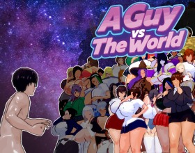A Guy vs The World - You play as an unremarkable student who has been living alone for the past two years. His shabby rented apartment is falling apart, the furniture is old, and the place hasn’t been renovated for decades. Still, he’s happy with what he has. He lives independently, no parents, no noise, no one bothering him. He even had friends once, but everything went downhill after they discovered his hobby. He spends his evenings reading adult comics and watching hentai. His friends call him a pathetic jerk-off addict, and no one wants to hang out with him anymore. But one day, he suddenly gets transported into a world populated by his favorite characters. Under the guidance of the cheeky God Tanuki, he must collect girl cards, and explore this mysterious yet wildly sexual world!