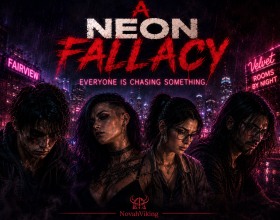 A Neon Fallacy - You play as a young man trying to start a new life in the bustling city of Fairview. A fresh start means finding a job, making new friends, and taking your first steps toward the life you've always dreamed of. But nothing comes easy in this city, so you'll have to work hard and prove what you're capable of. Settle into your new apartment, meet your sexy neighbors, and explore the city. Use your DexPhone to accept quests, track events, manage your inventory, and stay connected with the people around you. Complete jobs, earn money, manage your energy, and gradually unlock new opportunities. Dive into the city's vibrant life and indulge in its many temptations!