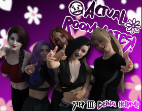 Actual Roommates - The main character of the game moves to a new city to escape from her past and start a new life. She finds a place to live and soon meets her female roommates. Each girl has her own character, but they all share a passion for girls. Your choice matters, as it will affect who the main character will spend time with and have sex. Attention, this game is completely dedicated to lesbians.