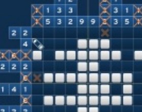 Armor Picross 2 - В этой взрывающей мозг игрушке ты должен кликать по клеткам, чтобы заполнить ряды и колдонны необходимым количеством единиц. Если сбоку больше одного числа, то между блоками есть пробел. Читай инструкции, чтобы решить эти нанограммы.