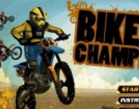 Bike Champ part 2 - Your mission is to keep your balance as you drive your bike performing difficult stunts at top speed. Choose one bike from three different and become best trial biker ever. Use Arrow keys to control your bike. Use D to Jump, S to use hard-brake and A to use nitro.
