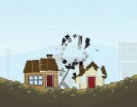 Bomb Town - Your mission is to cause as much damage to the city as possible. Drop your nuclear bombs on the buildings and watch how they destruct. Use Mouse to aim and drop the bomb.