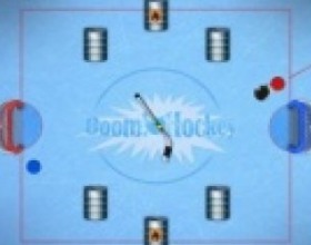 Boom Hockey - Хоккей нравится всем, и особенно если это головоломка. Твоя задача - забить все шайбы в ворота соответствующего цвета. Для этого используй взрывчатку. Используй мышку, чтобы целиться и сбрасывать бомбы. Количество бомб ограничено, так что используй их разумно.