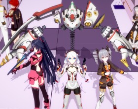 Captains Bizarre Adventure Act 2 - Step into part two of this atmospheric parody of the legendary game Honkai Impact! You play as the captain of a team who’s dealing with the loss of his loved ones. He travels back in time to try and change history, stop the tragedies, and save everyone he cares about. You’ll explore a sci-fi world with awesome locations, intense battles, and with more seductive and explicit content. You’ll face otherworldly forces, solve tough challenges, and enjoy the company of some very sensual girls. Talk to them, build relationships, protect them, and make the most of your journey! Each girl has her own personality and desires, so pay close attention. Your sexy reward won’t take long to show up.